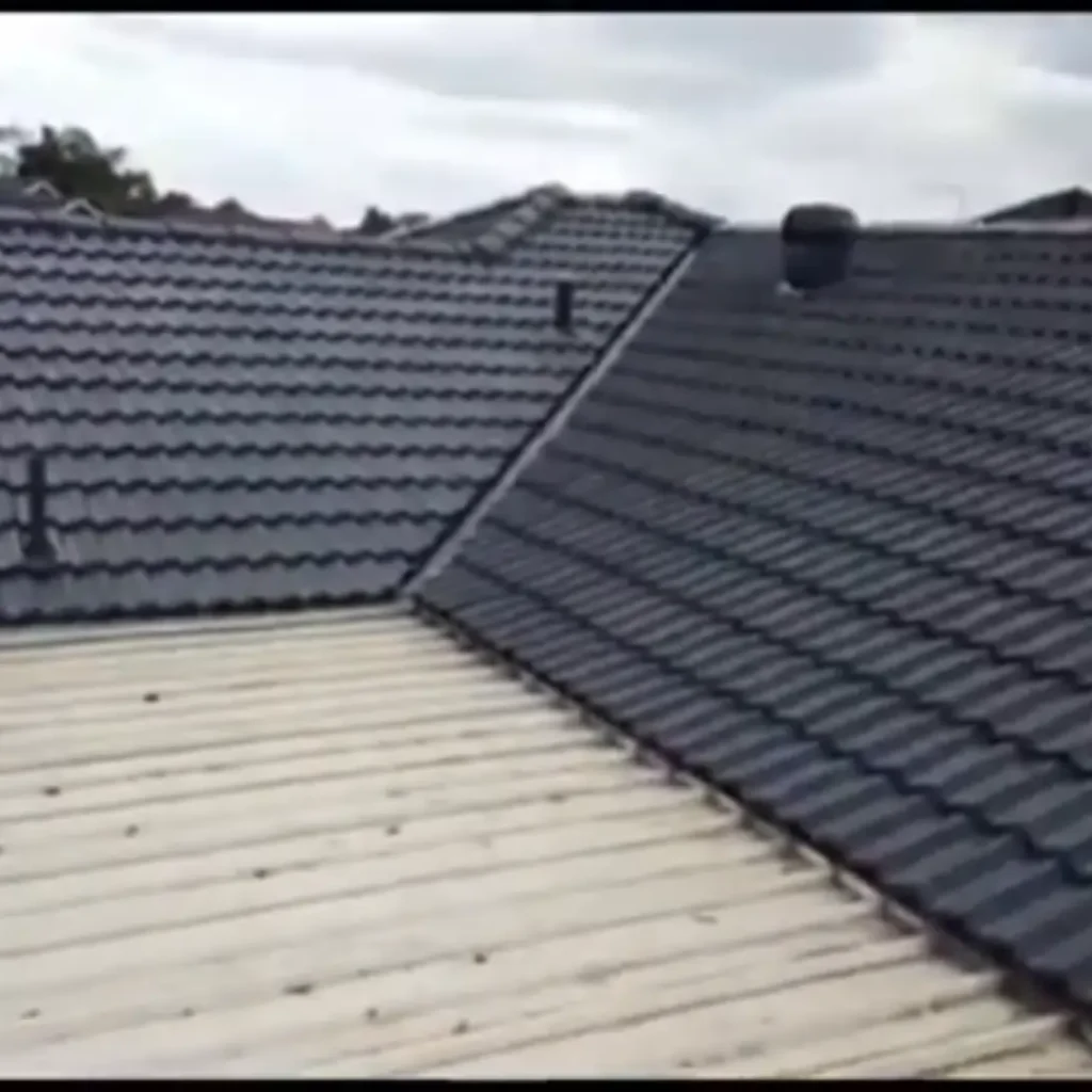 Roof restoration project on a tiled home in Andrews Farm by All Side Roofing